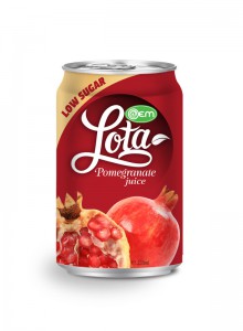 330ml OEM Low Sugar Pomegranate Juice