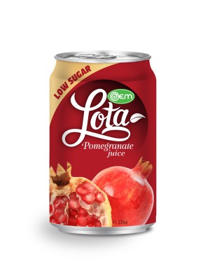 330ml OEM Low Sugar Pomegranate Juice