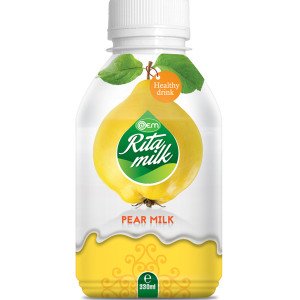 330ml OEM PP bottle Pear Milk