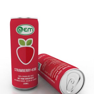 330ml OEM Strawberry with Kiwi Juice