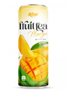 Supplier Mango Tea Drink 330ml Sleek Can