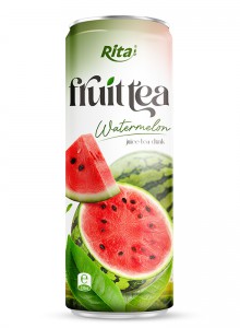 330ml Sleek alu can watermelon juice tea drink