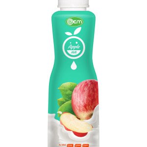 350ml OEM PP bottle Apple Milk