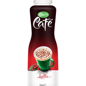 350ml OEM PP bottle Lattle Coffee