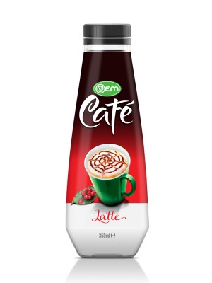 350ml OEM Pet bottle Latte Coffee