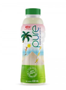 450ml pet bottle pure coconut water no add sugar