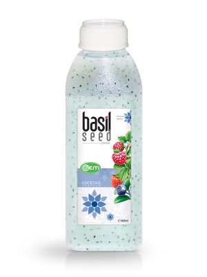 460ml OEM Basil Seed Cocktail Flavor