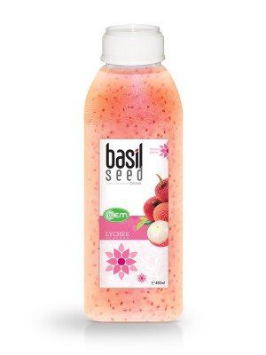 460ml OEM Basil Seed Lychee Flavor