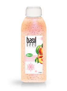 460ml OEM Basil Seed Peach Flavor