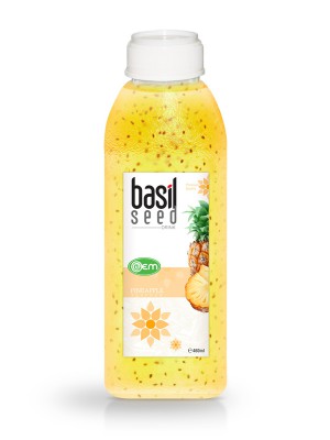460ml OEM Basil Seed Pineapple Flavor