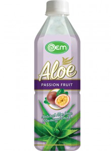 500ml OEM Aloe Vera With Passion Fruit