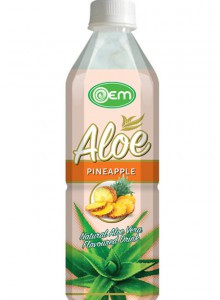 500ml OEM Aloe Vera With Pineapple