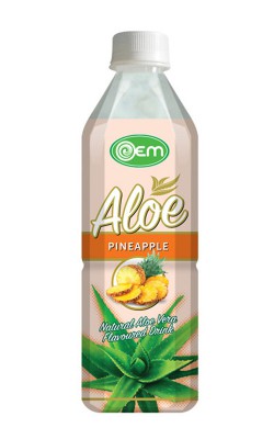 500ml OEM Aloe Vera With Pineapple