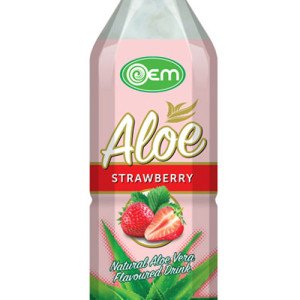500ml OEM Aloe Vera With Strawberry.