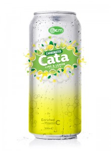 500ml OEM Carbonated Lemon Flavor Drink