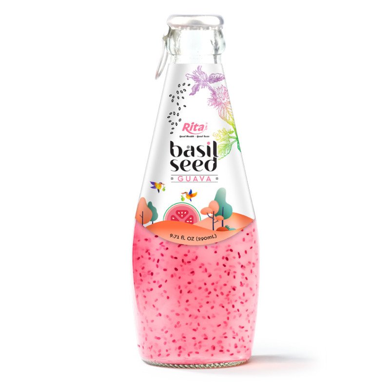 Basil seed 290ml Glass Bottle New 5