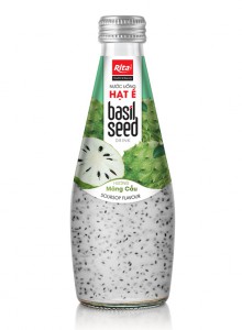 Basil Seed Drink With Soursop Flavour 290ml Glass Bottle 