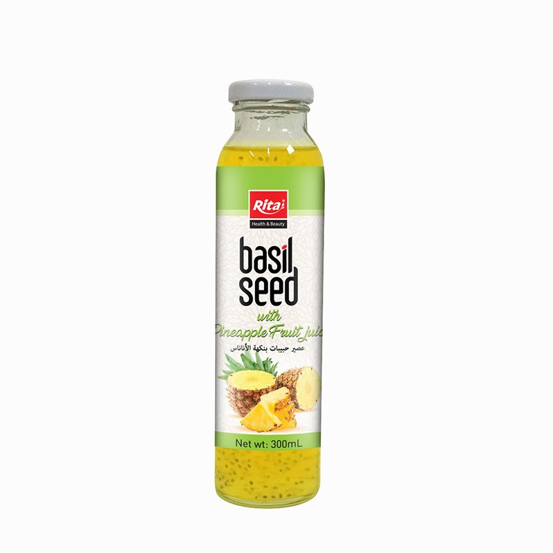 Basil seed pineapple