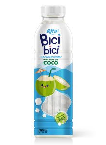 Rita New Bici Bici Coconut Water with Nata de Coco 500ml & 1L PET Bottle