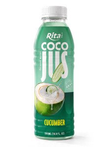 COCO JUS Real Coconut Water with Cucumber Juice 500ml (16.9 fl oz) COCO JUS Real Coconut Water with Cucumber Juice 500ml (16.9 fl oz)