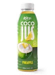 COCO JUS Real Coconut Water with Pineapple Juice 500ml (16.9 fl oz) COCO JUS Real Coconut Water with Pineapple Juice 500ml (16.9 fl oz)
