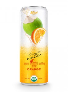 OEM Coco Organic Sparkling with orange 320ml