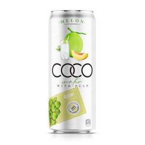 Coco water pulp with  melon 330ml
