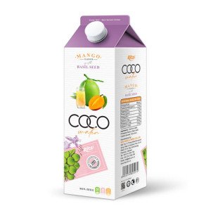 Coconut  water basil seed with mango flavour