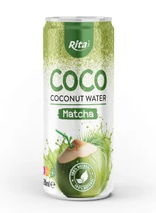 320ml Coco 100% Coconut Water Matcha Flavour OEM/ODM