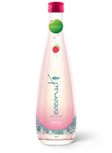 Coconut with raspberry glass bottle 300ml