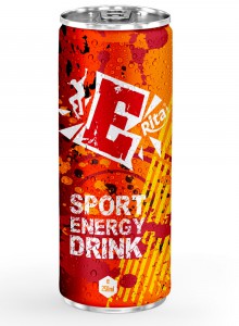 Juice packaging design Energy drink 