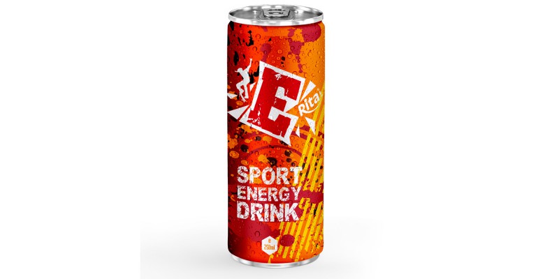 Energy drink 250ml aluminum canned  2