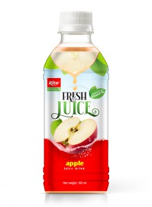 350ml Pet bottle best natural apple juice drink