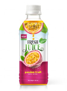 Pure fresh passion fruit juice good taste 350ml