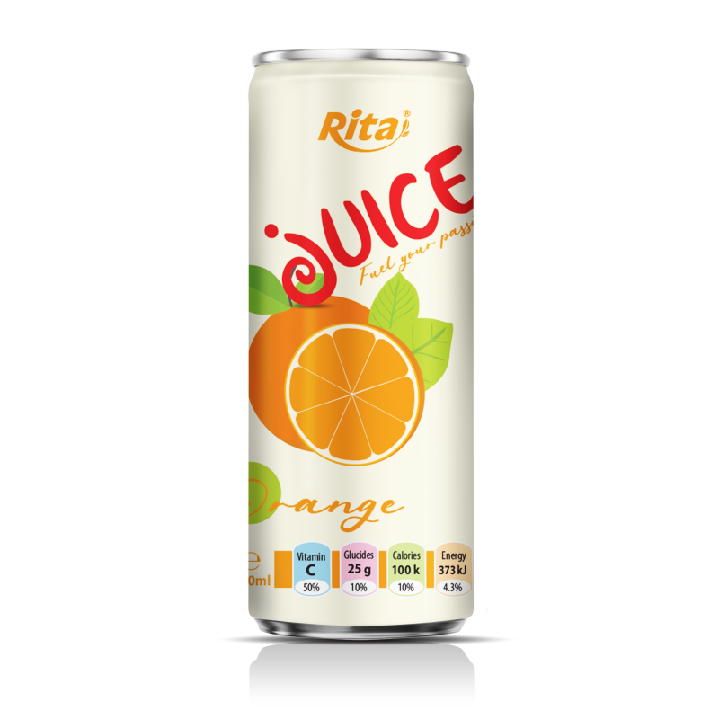 Fresh natural orange fruit juice