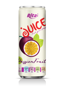 Fresh natural passion fruit juice