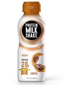 Juice bottles  Protein milk shake with cofee