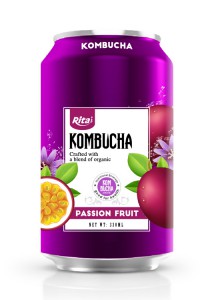 Good fruity mixed drinks Kombucha in can 330ml 