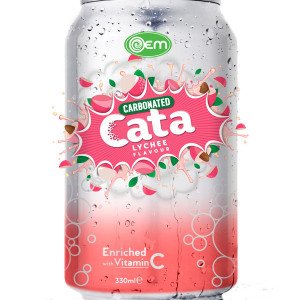 OEM Carbonated Lychee Flavor Drink