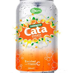 OEM Carbonated Orange Flavor Drink
