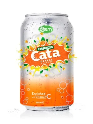 OEM Carbonated Orange Flavor Drink
