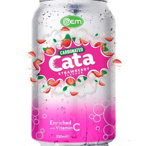 OEM Carbonated Strawberry Flavor Drink