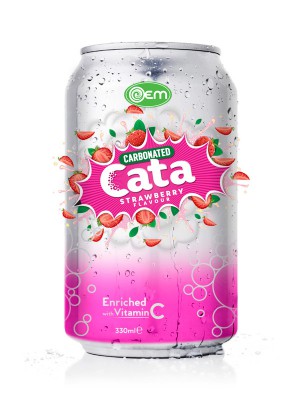 OEM Carbonated Strawberry Flavor Drink
