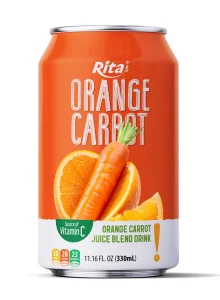 Rita Original Orange Carrot Juice Daily Classic 330ml Can Rita Original Orange Carrot Juice Daily Classic 330ml Can