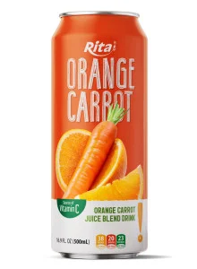 Rita Orange Carrot Juice Family Hydration 500ml Big Can