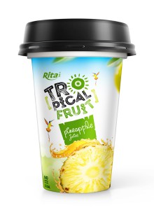Tropical pineapple juice in PP Cup