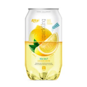 Pet can 350ml Sparkling drink with lemon  flavor rita