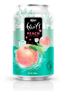 OEM Private label products Peach juice 330ml