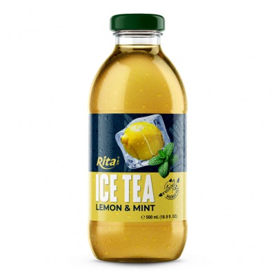 Rita Lemon  Mint Ice Tea 500ml Glass Bottle