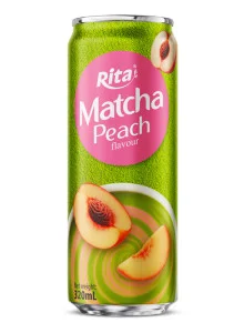 320ml Cans Rita Peach Matcha Tea Drink